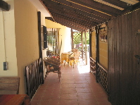 Covered terrace