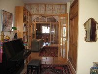 Hallway, lounge, kitchen