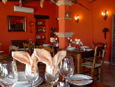 Inside restaurant