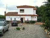 Front view of villa