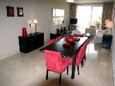 Lounge with dining area